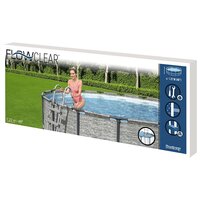 Flowclear Zwembadladder met 4 treden 122 cm