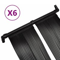 Solarverwarmingspanelen voor zwembad 6 st 80x620 cm