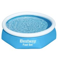 Zwembad Fast Set rond 244x61 cm blauw