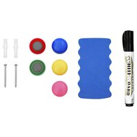 Whiteboard magnetisch 70x50 cm staal wit