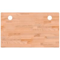 Bureaublad 100x60x1,5 cm massief beukenhout
