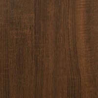 Wandkast 100x36,5x35 cm bewerkt hout bruin eikenkleur