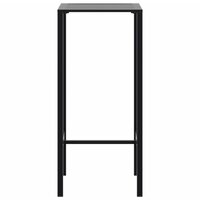 Bartafel 50x50x110 cm gepoedercoat staal zwart