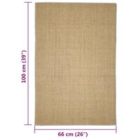 Sisalmat voor krabpaal 66x100 cm