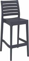 Siesta Ares Stapelbare Barkruk 75 Cm Donkergrijs (Per 2 Stuks)