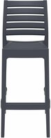 Siesta Ares Stapelbare Barkruk 75 Cm Donkergrijs (Per 2 Stuks)
