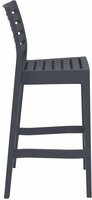 Siesta Ares Stapelbare Barkruk 75 Cm Donkergrijs (Per 2 Stuks)