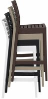 Siesta Ares Stapelbare Barkruk 75 Cm Donkergrijs (Per 2 Stuks)