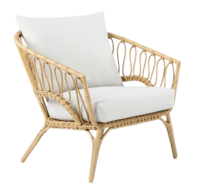 The Outsider Poppy Loungestoel Acaciahout Wicker