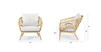 The Outsider Poppy Loungestoel Acaciahout Wicker