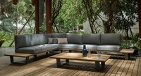 The Outsider Hoekbank Loungeset Jennifer Acaciahout &amp; Aluminium