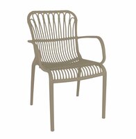 The Outsider Rattie Stapelbare Tuinstoel Beige