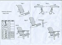 The Outsider Milan Loungestoel Adirondack Polywood Zwart