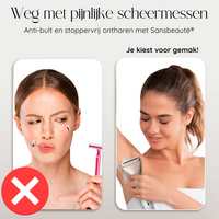 Sansbeaute&reg; 2 In 1 Ladyshave + 2 Extra Scheerkoppen