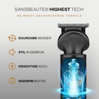 Sansbeaut&eacute;&reg; 6-In-1 Baardtrimmer Met Opbergstandaard