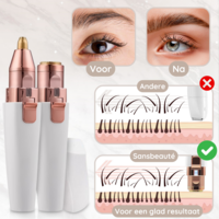 Sansbeaut&eacute;&reg; 2-In-1 Wenkbrauw En Gezichtstrimmer | White Edition
