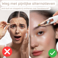 Sansbeaut&eacute;&reg; 2-In-1 Wenkbrauw En Gezichtstrimmer | White Edition