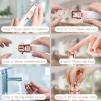 Sansbeaut&eacute;&reg; 2-In-1 Wenkbrauw En Gezichtstrimmer | White Edition