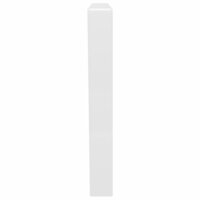 Wandbeugels voor wasbak 2 st trapezium staal wit