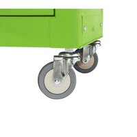 Rolkast met gereedschapskist 61,6x33x99,8 cm groen