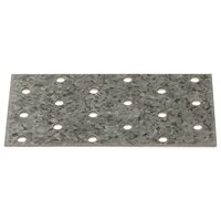 Platen geperforeerd 40 st 2 mm 120x60 mm gegalvaniseerd staal
