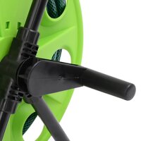 Slanghaspelkar en slangkoppelset 0,75&amp;quot; staand 20 m PVC groen
