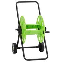 Slanghaspelwagen voor 60 m 1/2&amp;quot; slang staal groen