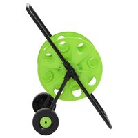 Slanghaspelwagen voor 60 m 1/2&amp;quot; slang staal groen
