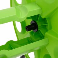 Slanghaspelwagen voor 60 m 1/2&amp;quot; slang staal groen