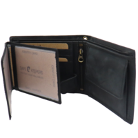 Portemonnee Met Ketting - Xl Biker Wallet - Wallet Chain - Extra Uitgebreid - Grote Portemonnee - Rund Leer - Rfid Skimm Protected - Leder