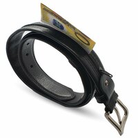 Moneybelt  - Gratis Leren Riemtasje - Bruin Riemtasje - Riem Met Rits - Riem Met Geheimvak 125