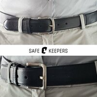 Moneybelt  - Gratis Leren Riemtasje - Bruin Riemtasje - Riem Met Rits - Riem Met Geheimvak 125