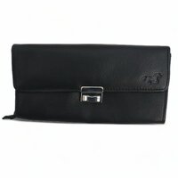 Portemonnee - Compact - Portefeuille - Leer - Zwart