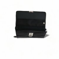Portemonnee - Compact - Portefeuille - Leer - Zwart