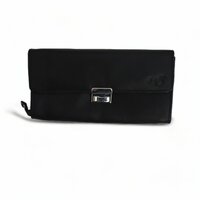 Portemonnee - Compact - Portefeuille - Leer - Zwart
