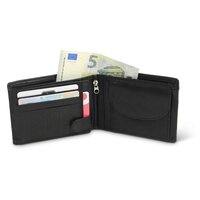 Portemonnee Heren - Grote Portemonnee Uitgebreid - Heren Portefeuille Hunter zwart