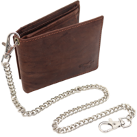 Portemonnee Heren - Compact - Portefeuille Ketting - Chain Wallet Hunter bruin