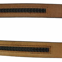 Heren Riem - Automaat Riem - Echt Leer Met Automatische Gesp - Broekriem 2 Stuks - Zwart En Cognac 100