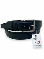 - Heren Riem - Mannen Riem - Ceintuur Heren - Broekriem Heren - Zwart 105_120