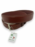 - Heren Riem - Mannen Riem - Ceintuur Heren - Broekriem Heren - Cognac 105_120