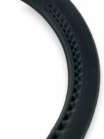 Automaat Riem - Gestikte Riem - Riem Zonder Gaatjes - Riem Heren - 110-115-120Cm - Zwart 110cm