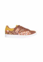Mangar&aacute; Women&#039;s Sneakers Embroidery Suede Brown 37