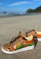 Mangar&aacute; Women&#039;s Sneakers Embroidery Suede Brown 37