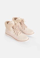 Women&#039;s Winter Boots Suede - With Shearing Details Beige 41