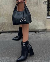 Mangar&aacute; Salvia Ankle Boot Heeled - Stylish Leather Footwear Green 40