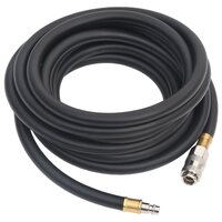 Luchtslang hybride 0,6&#039;&#039; 5 m rubber en PVC zwart