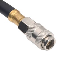 Luchtslang hybride 0,6&#039;&#039; 5 m rubber en PVC zwart