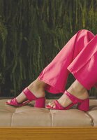Mangar&aacute; Xaxim Mules Block Heel - Elegant Summer Style Green 37
