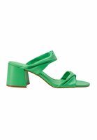 Mangar&aacute; Xaxim Mules Block Heel - Elegant Summer Style Green 37