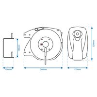 automatisch kabel systeem 15 m